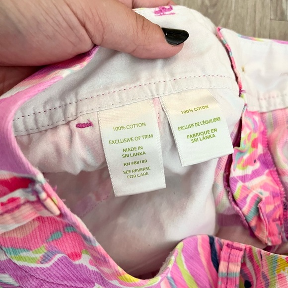 Lilly Pulitzer Callahan Amethyst Sunseeker Print Stretch Shorts Size 00 - Picture 8 of 11